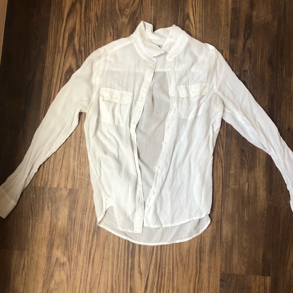White American Eagle Flannel